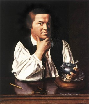 ジョン・シングルトン・コプリー Painting - ポール・リビア植民地時代のニューイングランドの肖像画 ジョン・シングルトン・コプリー
